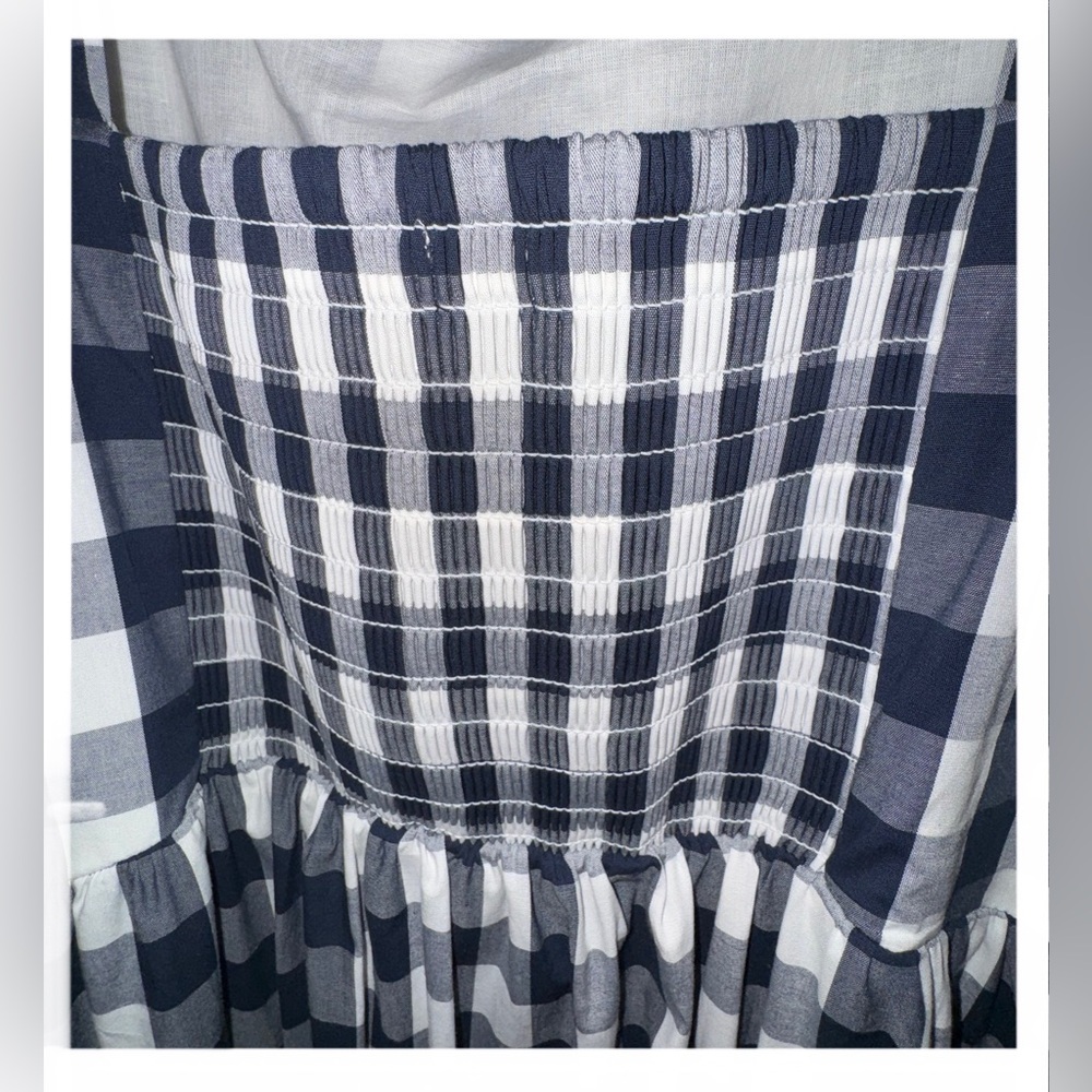 J. Crew Cotton Gingham Maxi Dress - Picture 6 of 7